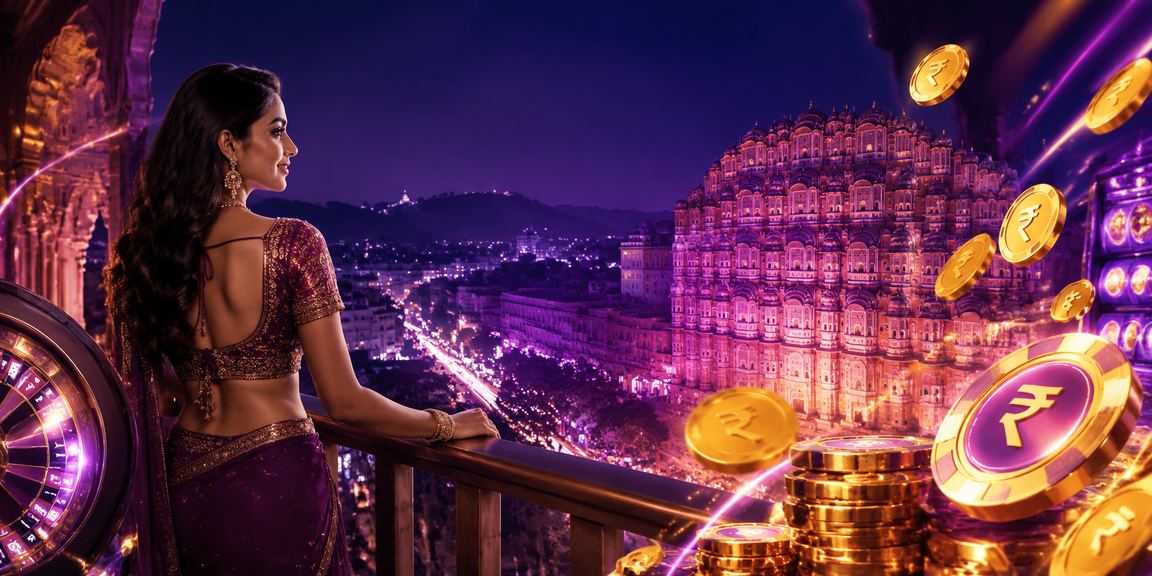 Vibrant Andar Bahar game ambiance in Jaipur during festive season